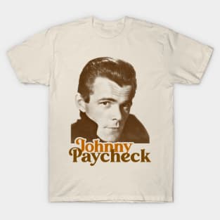 Young Johnny Paycheck ))(( Country Outlaw Tribute T-Shirt